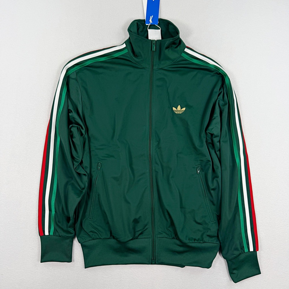 Adidas Firebird Track Top Size XXL Mens Team Dark Green Mexico KD3834